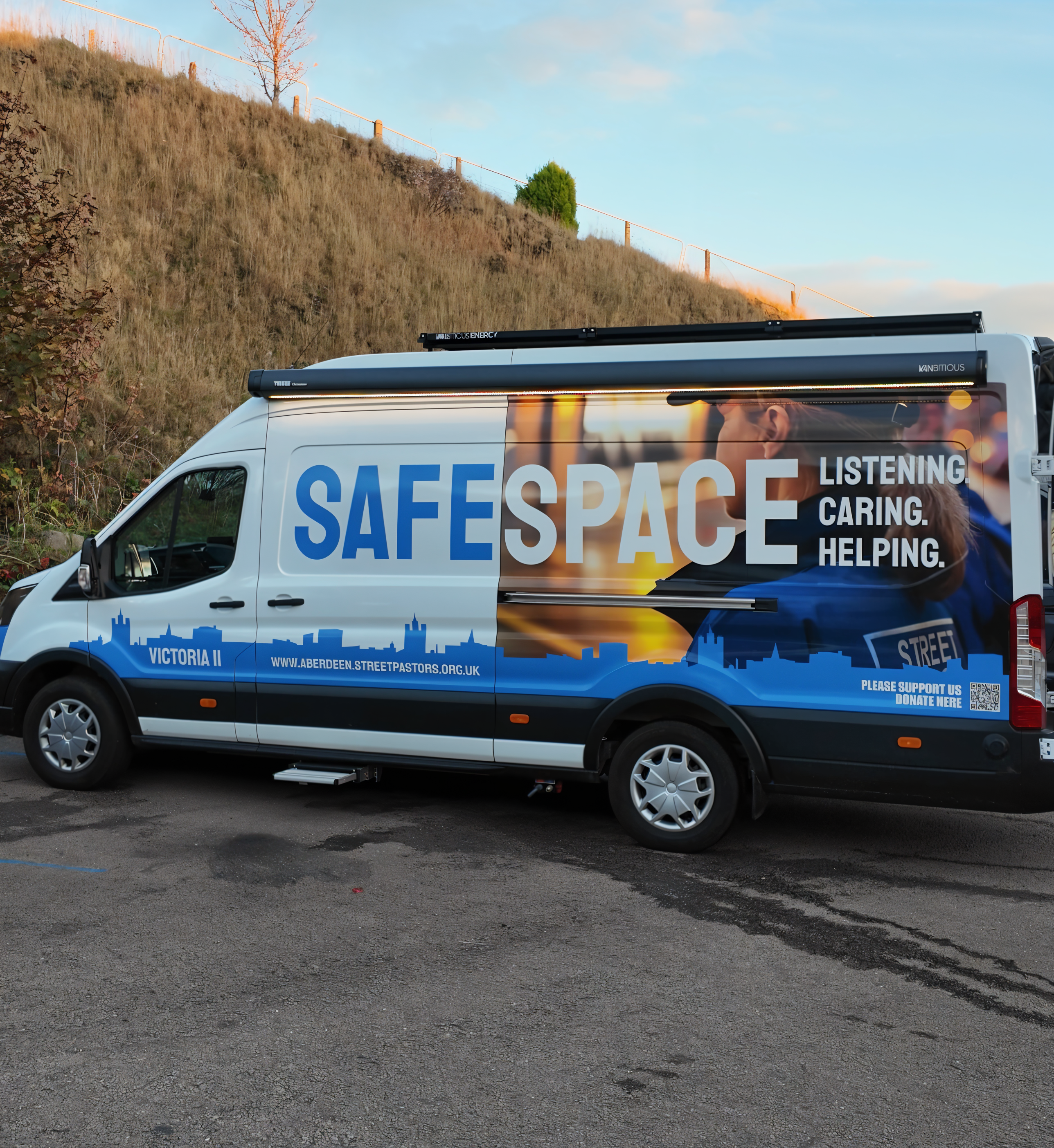 A New Kind of Shelter – Vanbitious Builds Aberdeen’s First Electric Safe Space on Wheels