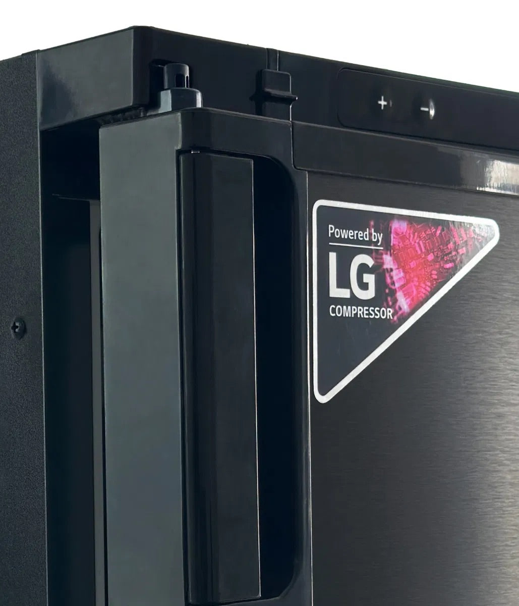 Bekule - R50- 12/24v DC LG Compressor Fridge (Alpicool) Dual hinge - Black
