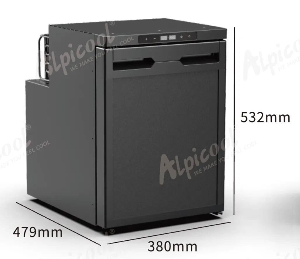 Bekule 12/24v DC LG Compressor Fridge (Alpicool) 43.7L - BK50X-B/BK50X-S