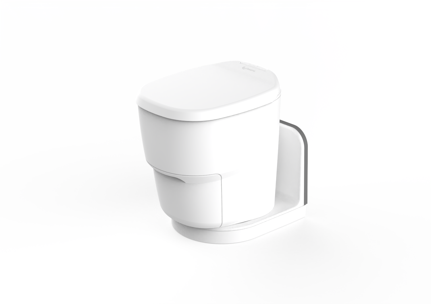Clesana C1 Waterless Toilet with L-Adaptor