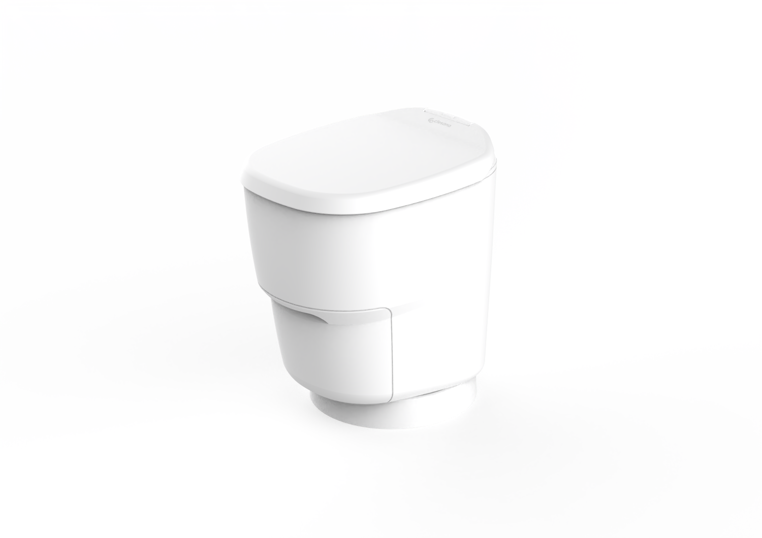 Clesana C1 Waterless Toilet with Round Base