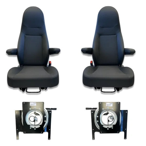 Aguti Milan Captain Seats with Swivels – Driver & Passenger Pair