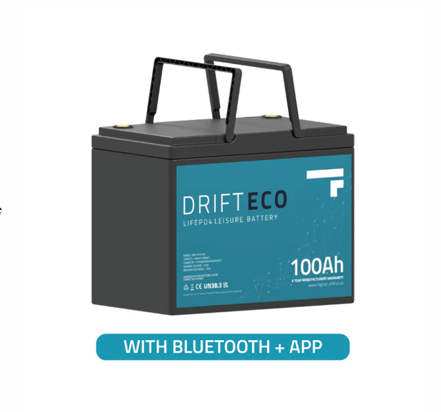 Fogstar Drift ECO 12V 100Ah Lithium Leisure Battery & Bluetooth