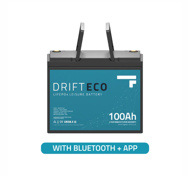 Fogstar Drift ECO 12V 100Ah Lithium Leisure Battery & Bluetooth
