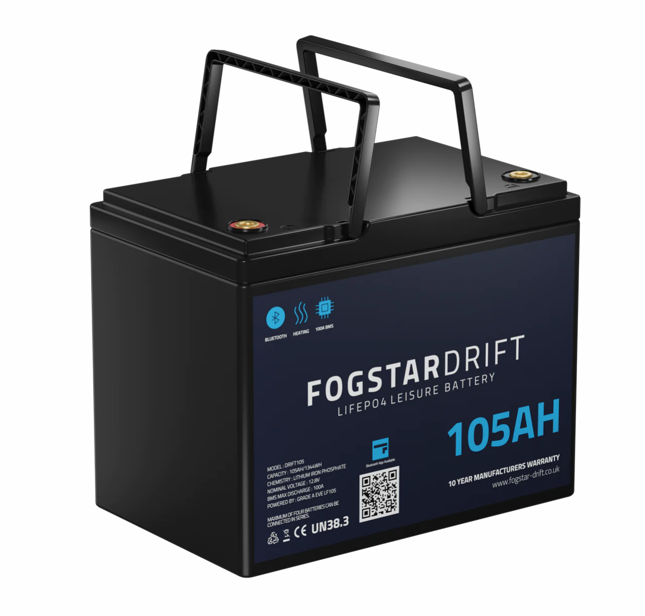 Fogstar Drift 12V 105Ah Lithium Leisure Battery