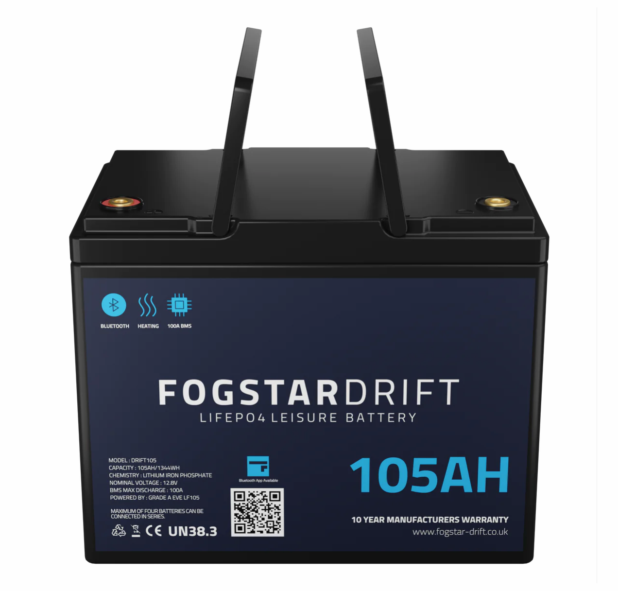 Fogstar Drift 12V 105Ah Lithium Leisure Battery