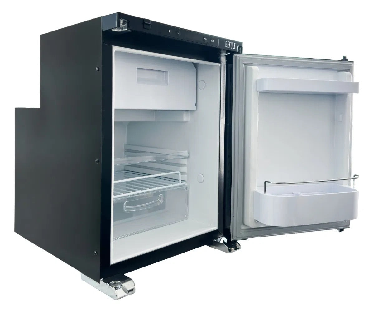Bekule - R50- 12/24v DC LG Compressor Fridge (Alpicool) Dual hinge - Black