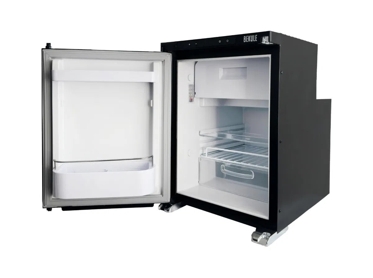 Bekule - R50- 12/24v DC LG Compressor Fridge (Alpicool) Dual hinge - Black