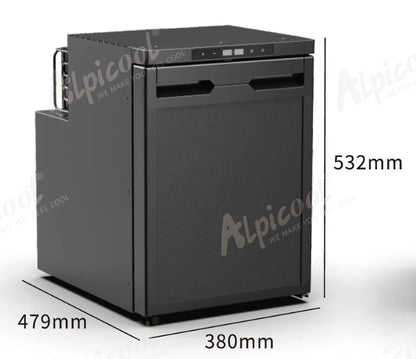 Bekule 12/24v DC LG Compressor Fridge (Alpicool) 43.7L - BK50X-B/BK50X-S