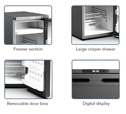Bekule 12/24v DC LG Compressor Fridge (Alpicool) 43.7L - BK50X-B/BK50X-S