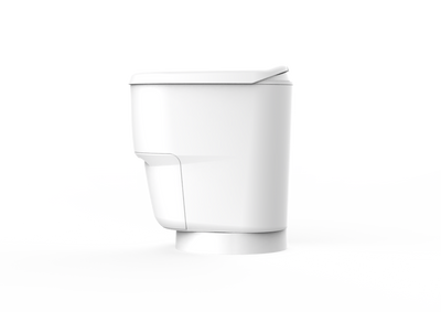 Clesana C1 Waterless Toilet with Round Base