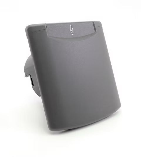 FAWO 240V Mains Inlet with Magnetic Lid & Rear Mounting Plate Kit