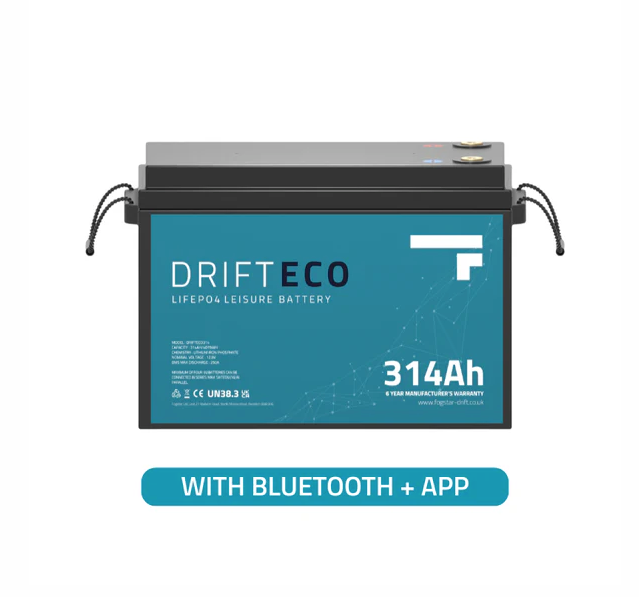 Fogstar Drift ECO 12V 314Ah Lithium Leisure Battery & Bluetooth