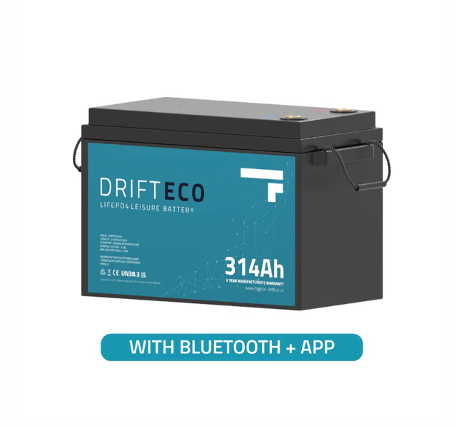 Fogstar Drift ECO 12V 314Ah Lithium Leisure Battery & Bluetooth