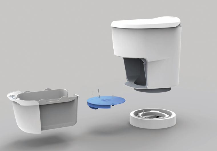 Clesana C1 Waterless Toilet – Revolutionary Cassette Toilet Replacement