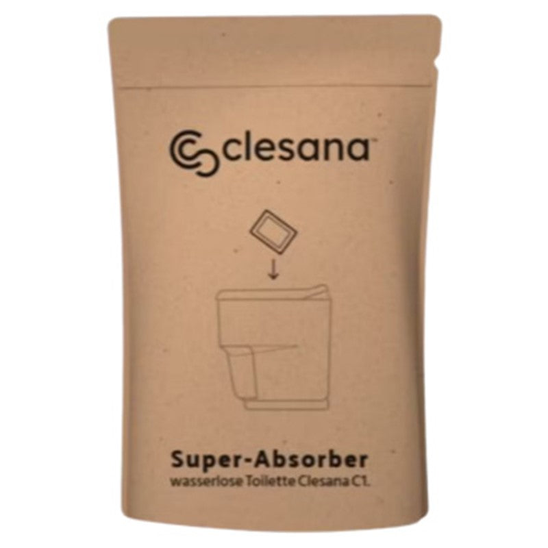 Clesana Super Absorber 20 Bags for Waterless C1 Toilet